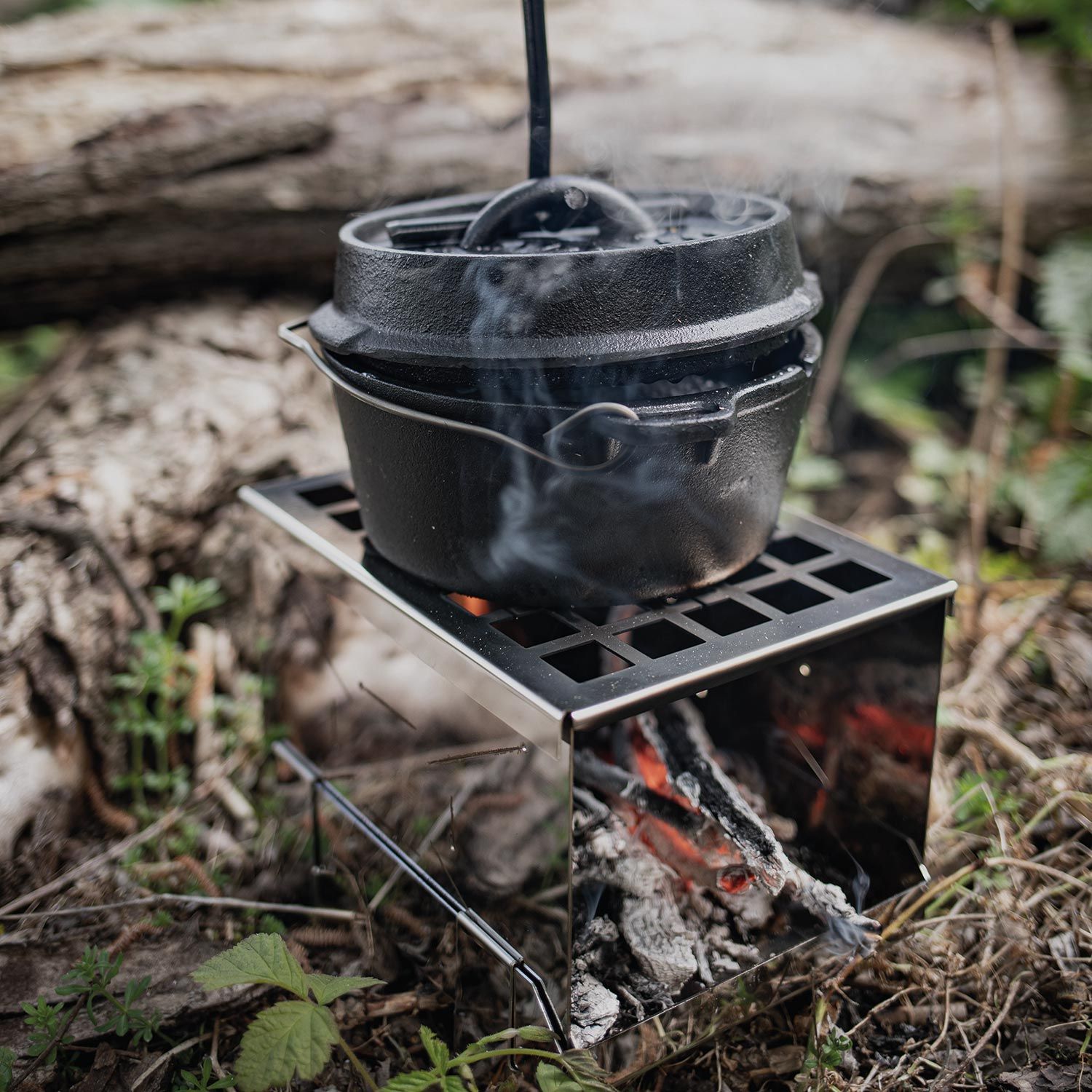 Dutch Oven Feuertopf ohne Standfüße