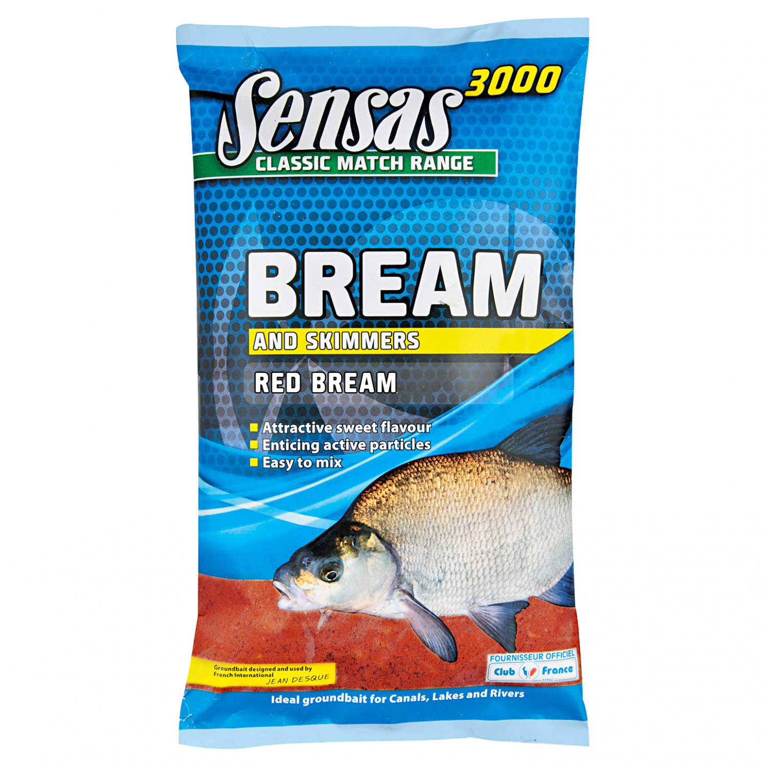 Sensas Friedfischfutter 3000 Super Bream Red
