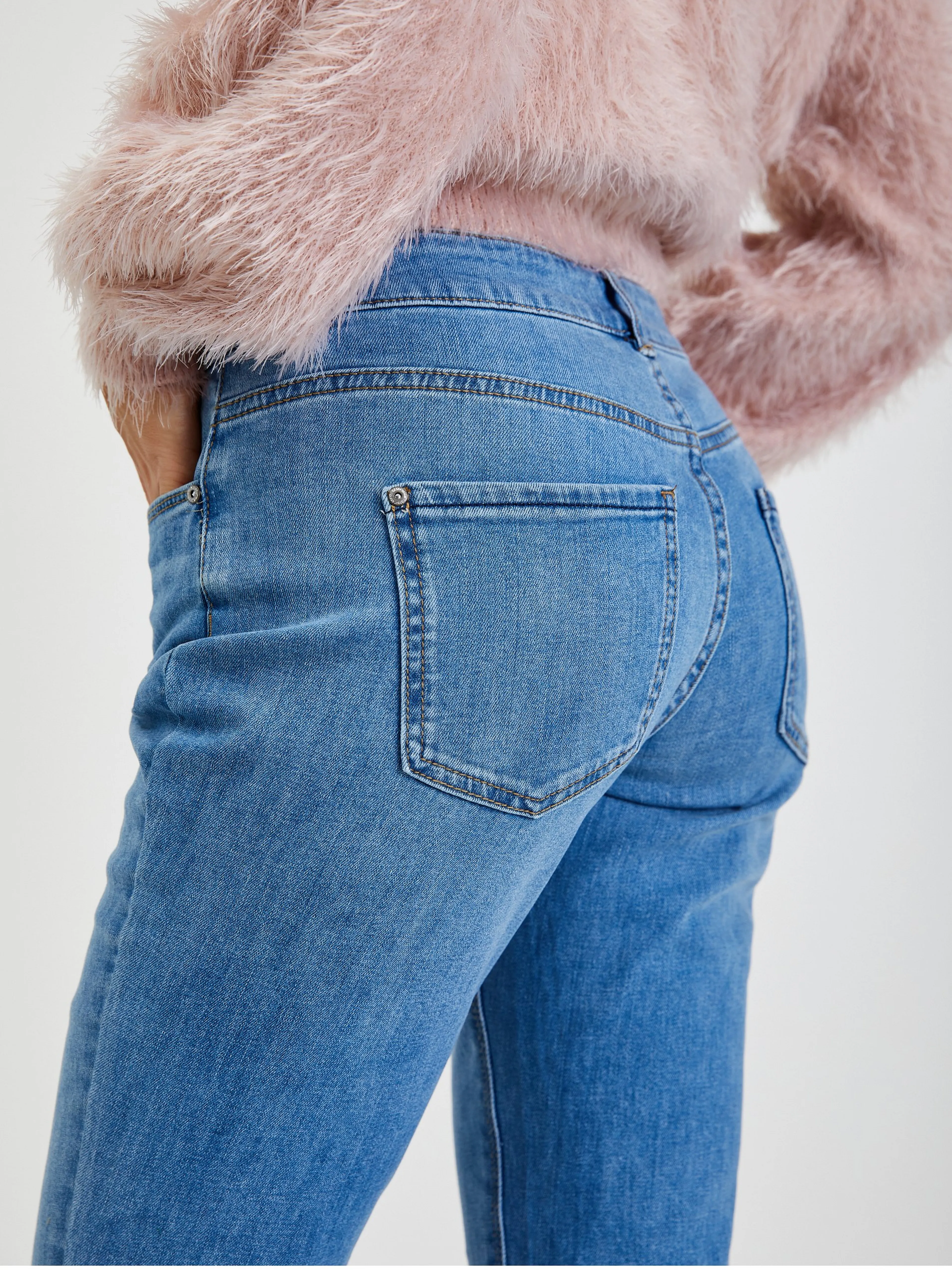Blaue Damenjeans Slim Fit ORSAY