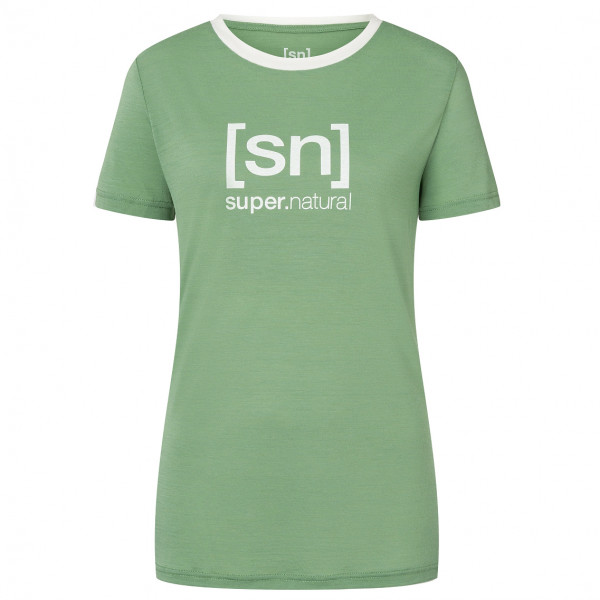 super.natural - Women's The Essential Logo Tee - Merinoshirt