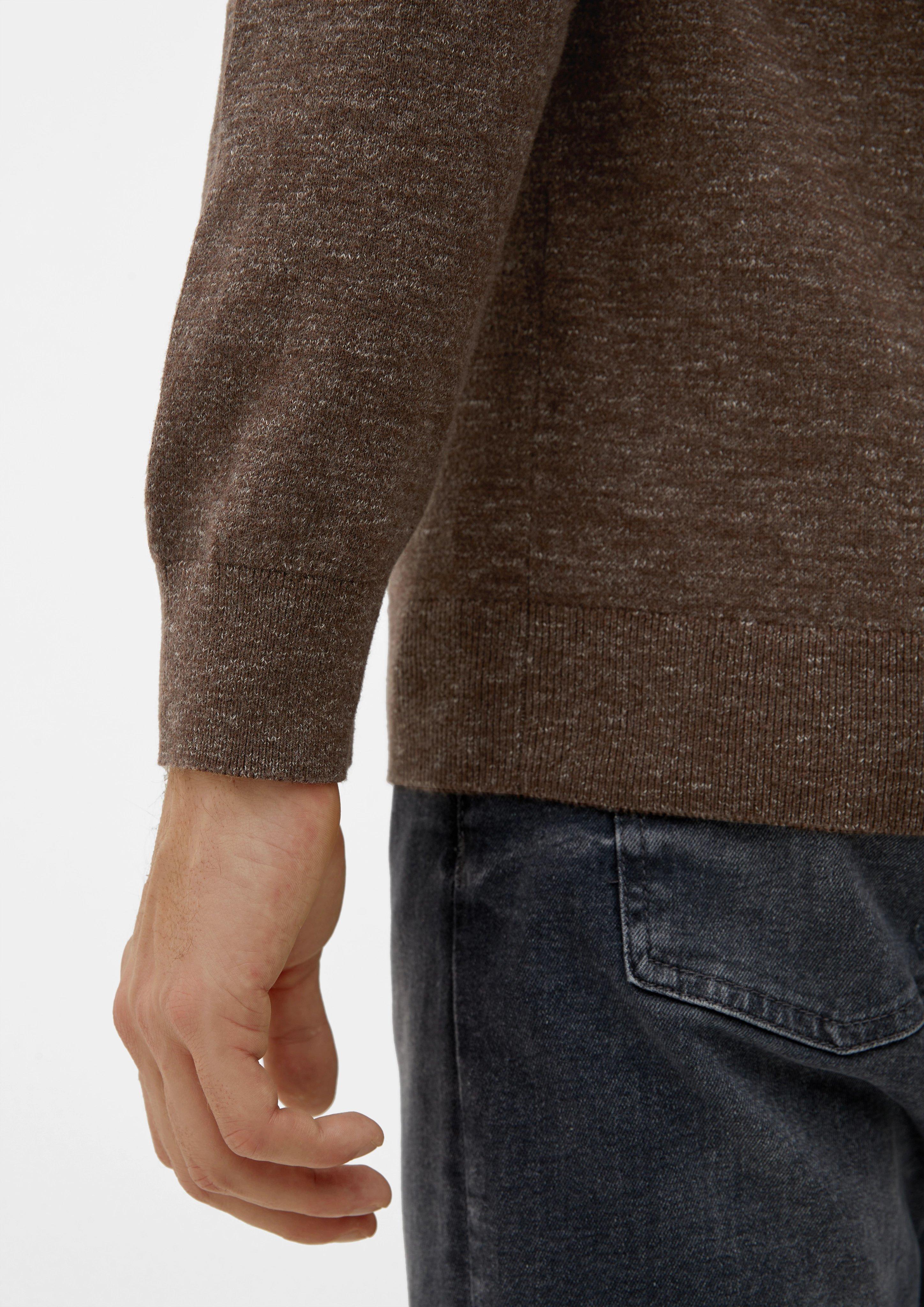 Strickpullover in melierter Optik  2124527-86W1