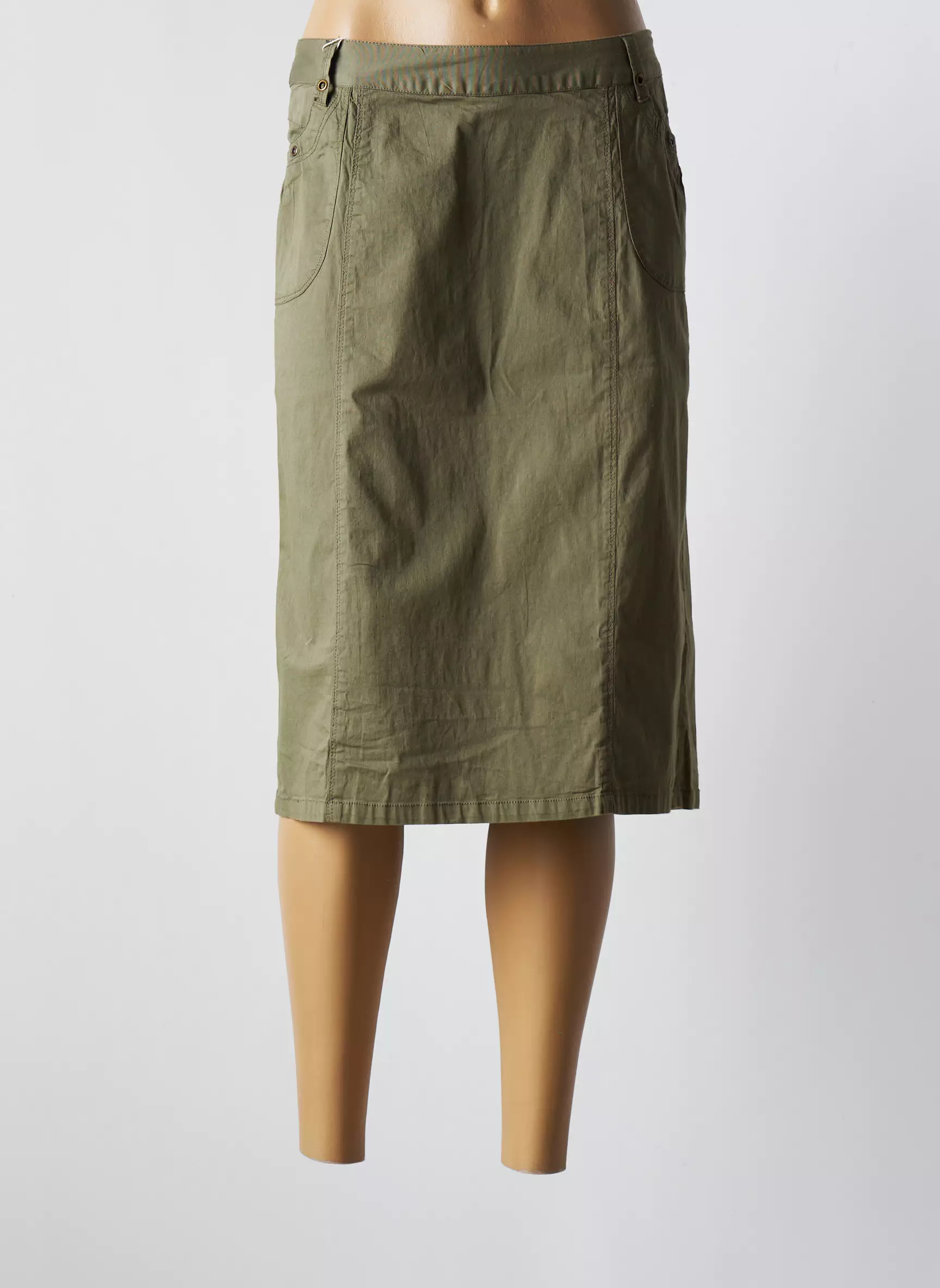 Les Marins De Jac Jac Jupes Mi Longues Femme couleur vert