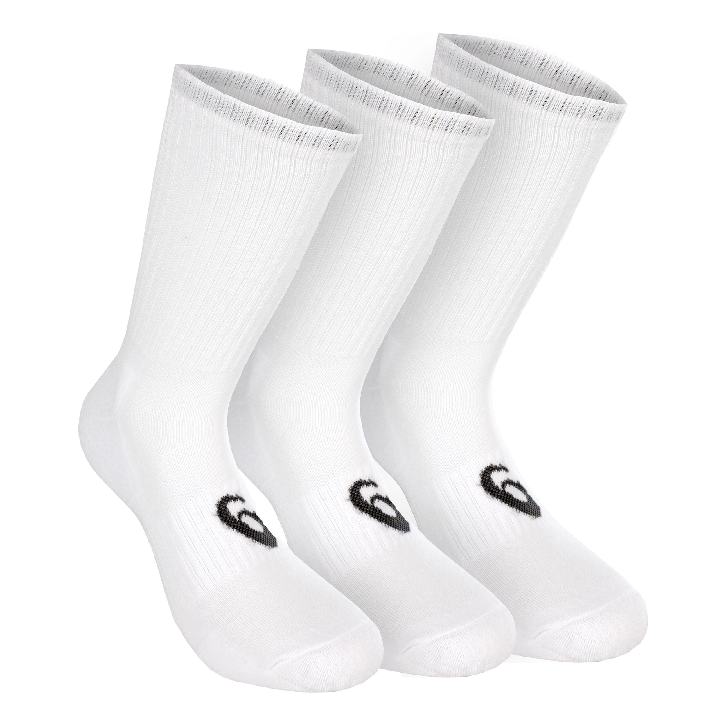 Crew Sportsocken 3er Pack - Weiß, Schwarz