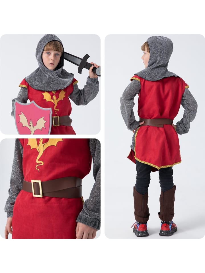 Corimori Kostüm „Ritter“ in Rot günstig kaufen