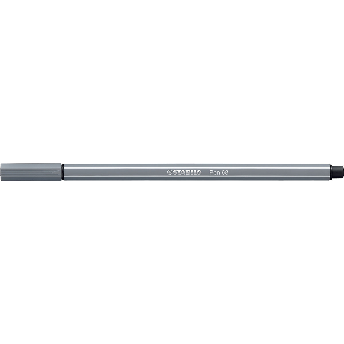 Pen 68 Premium-Filzmaler dunkelgrau, Strichstärke: 1 mm