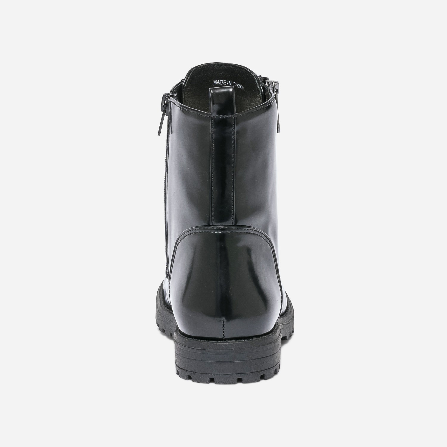 Bottine noire à zip