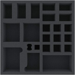 285 mm x 285 mm x 60 mm Schaumstoffeinlage für Brettspiele