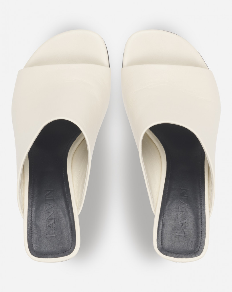 SANDALES MULES SEQUENCE BY LANVIN EN CUIR