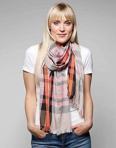 FRAAS Stola in Viskosemischung mit FRAAS Plaid Karo