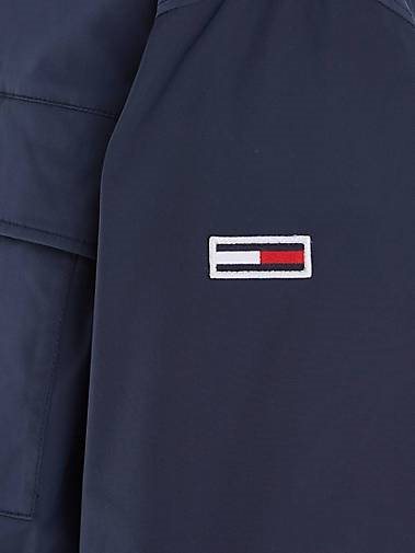 TOMMY-JEANS Herren Jacke mit Kapuze TJM TECH PARKA wattiert