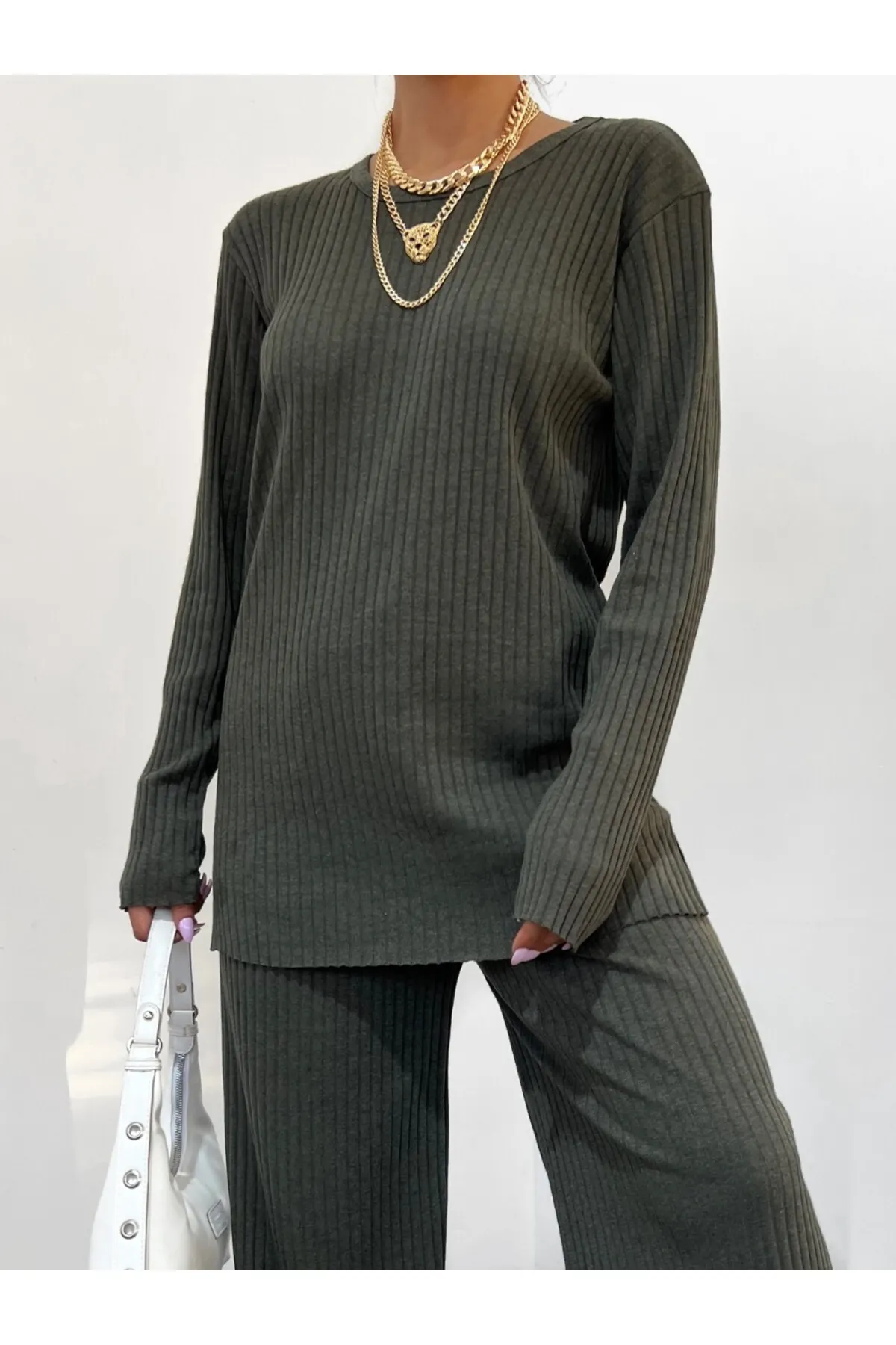 Modamorfo  Camisole-Set mit Rundhalsausschnitt