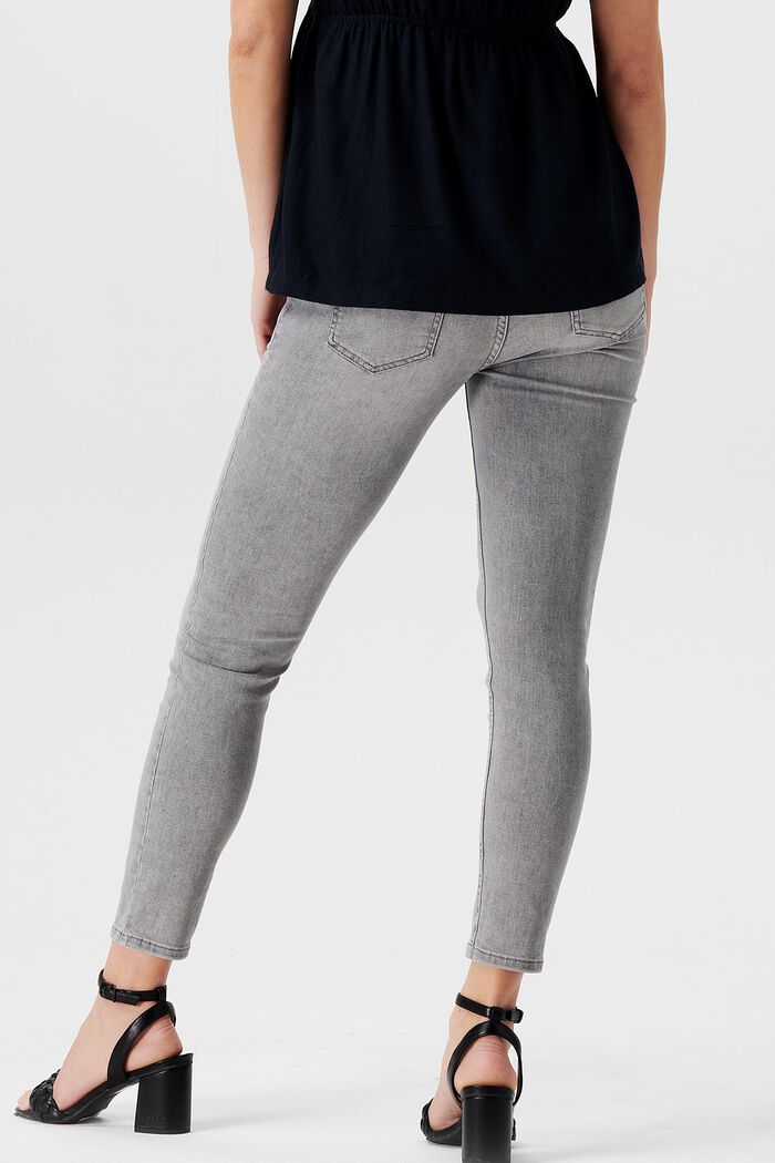 Schmal geschnittene Jeans mit Überbauchbund