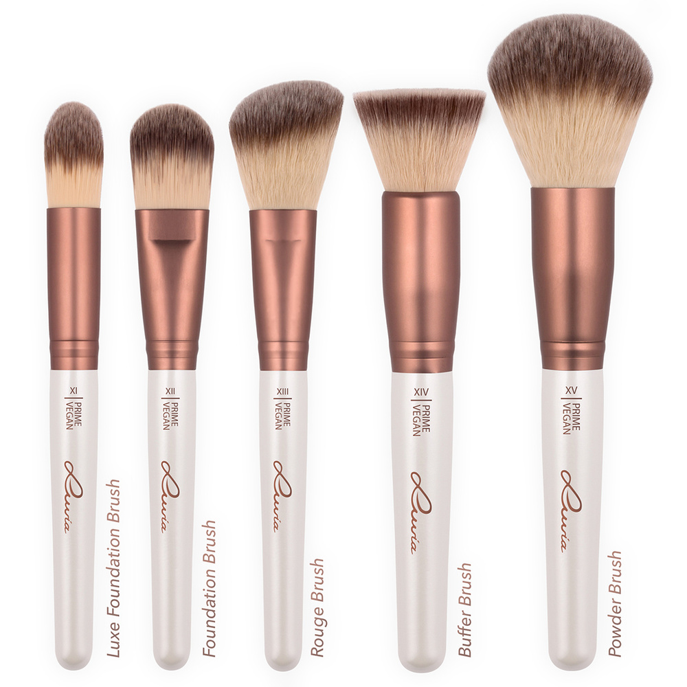 luvia Prime Vegan Set de Pinceaux Professionnels