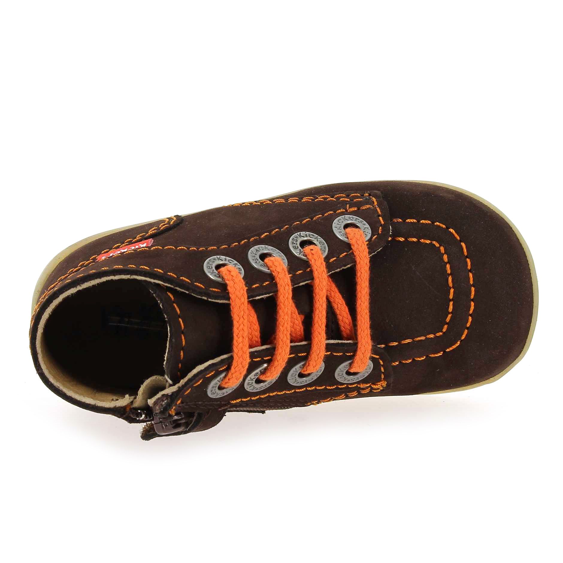 Kickers  BONZIP-2 - Marron Orange