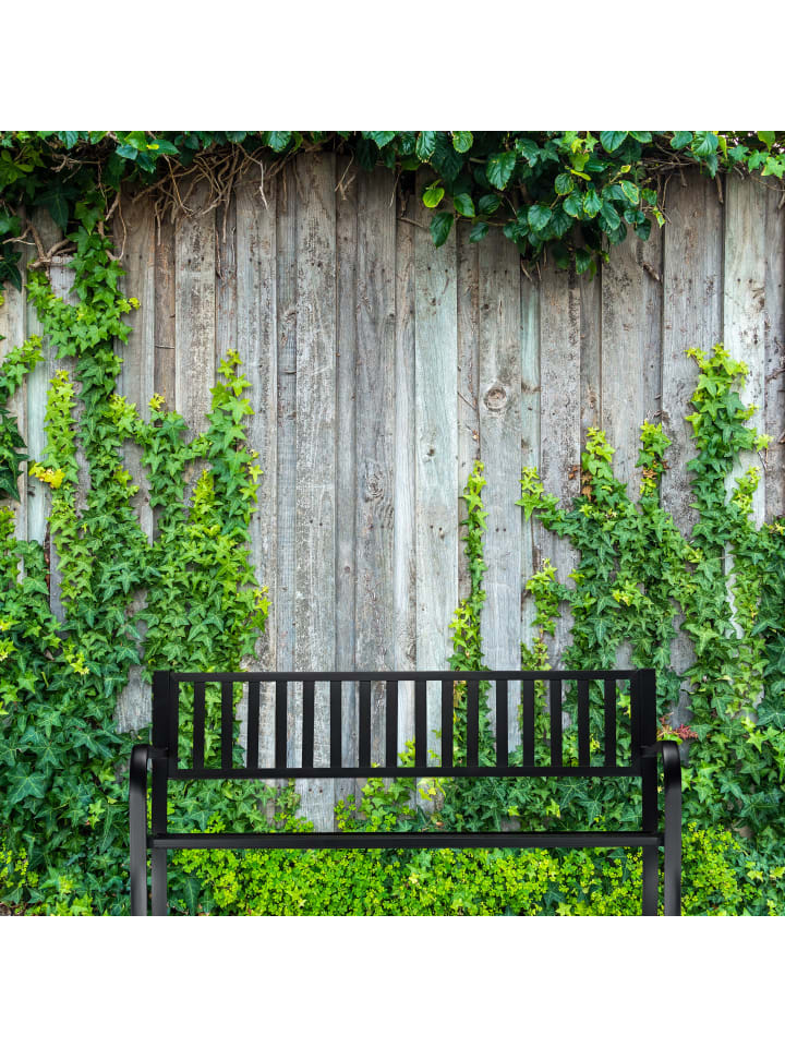 relaxdays Gartenbank in Schwarz - (B)127,5 x (H)82 x (T)59,5 cm günstig kaufen onesize