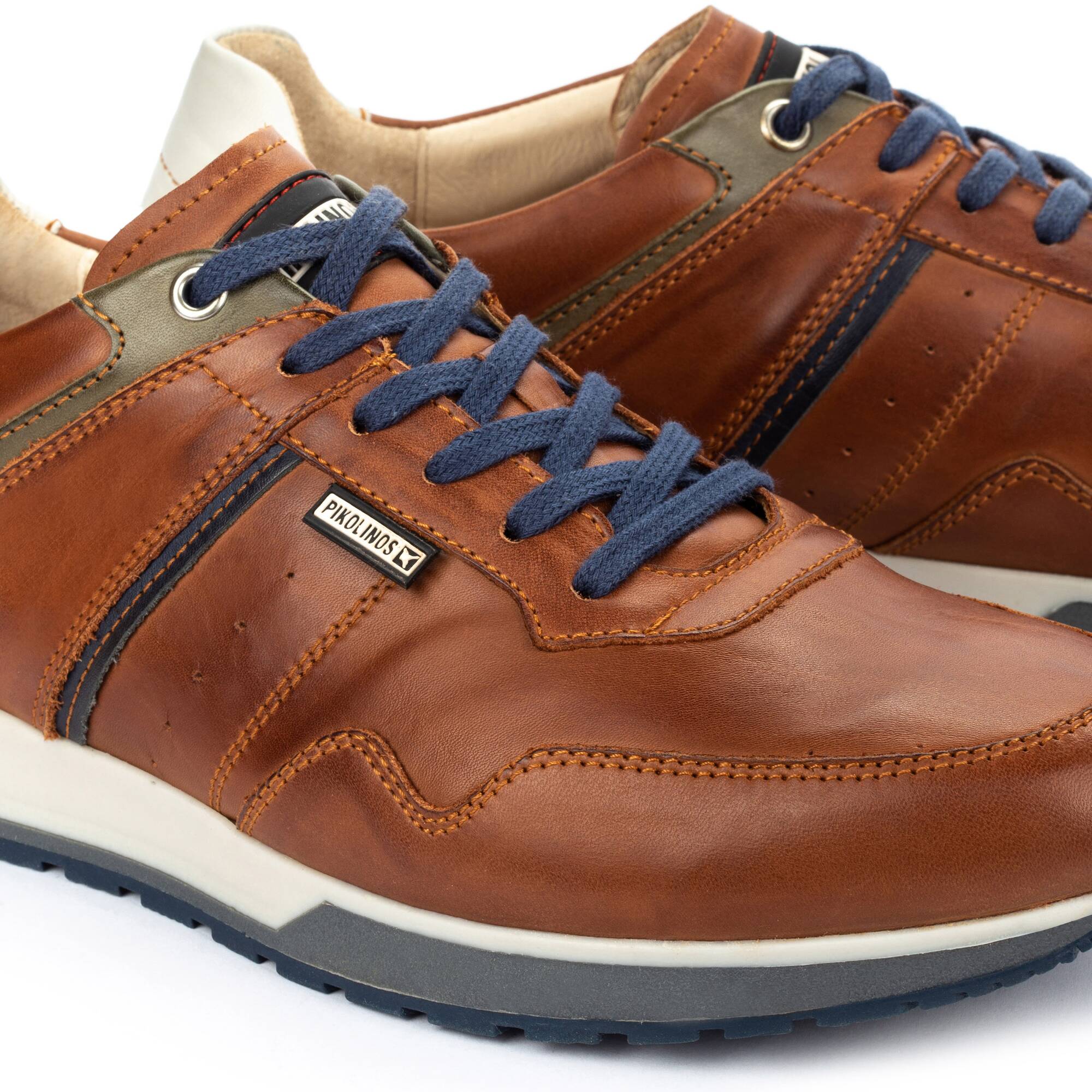 Męskie buty sportowe casualowe - SKÓRA