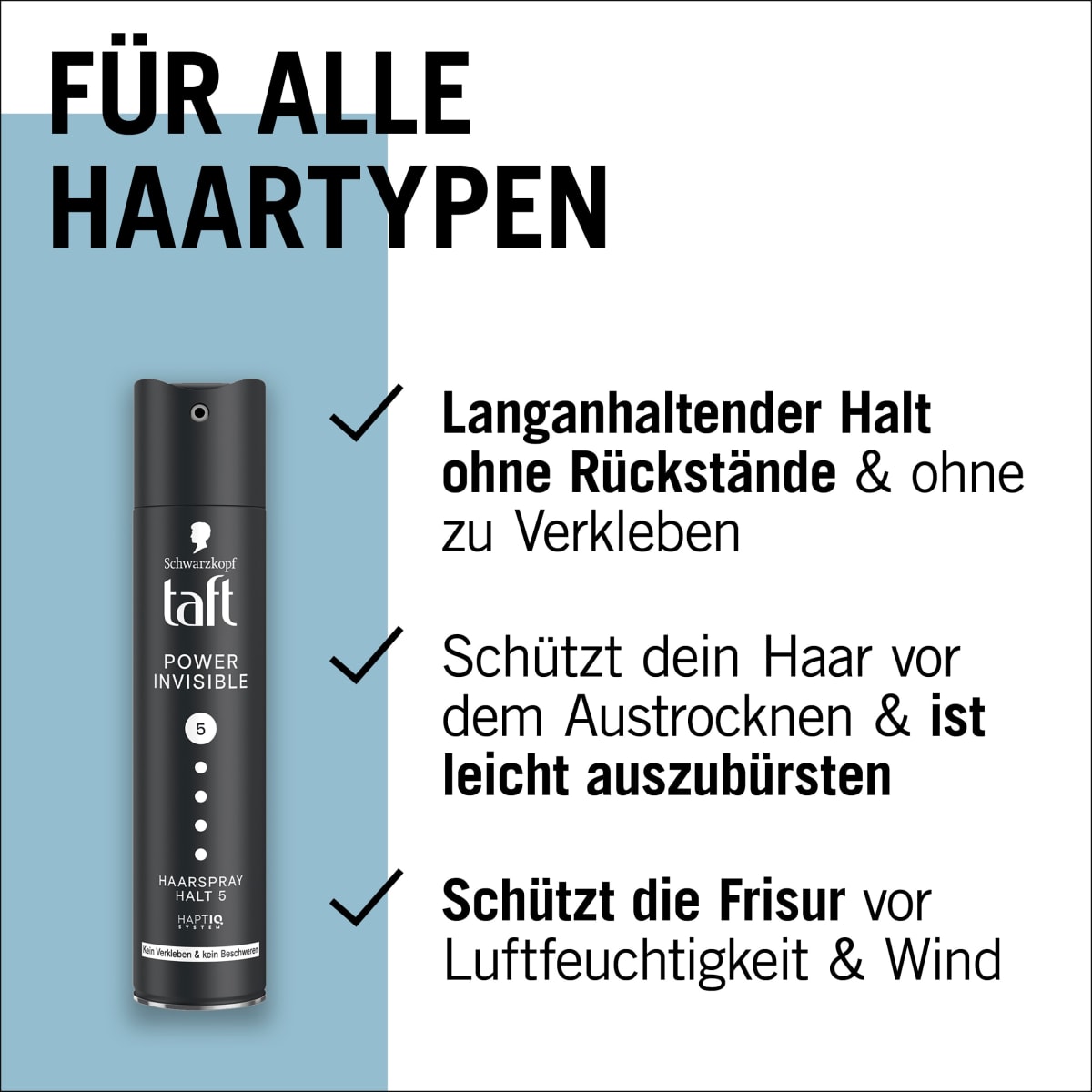 Haarspray POWER INVISIBLE Halt 5, 250 ml
