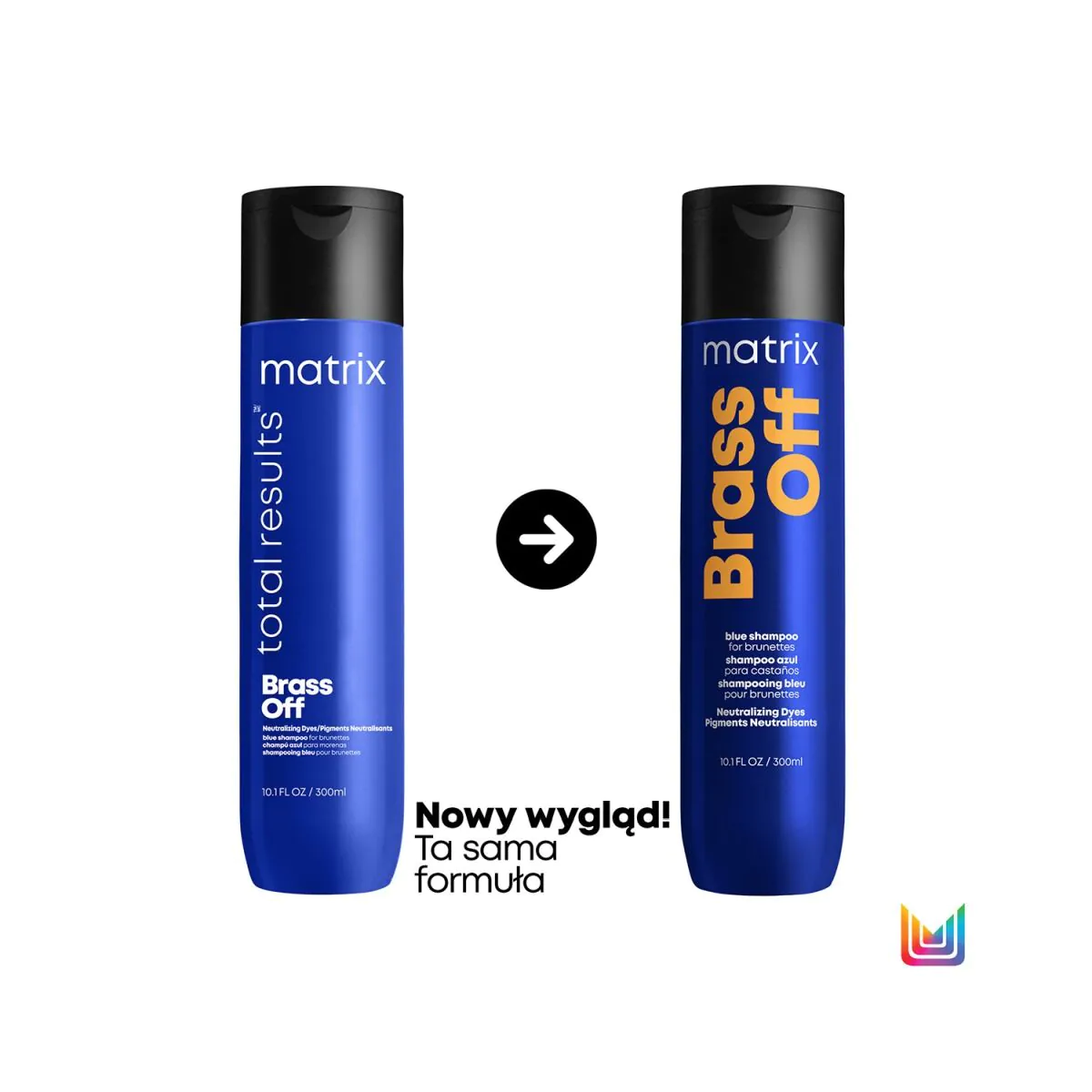 Matrix Total Results Brass Off Shampoo neutraliserer kobbertoner