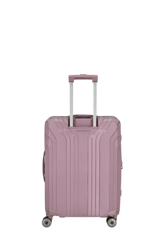 Travelite ELVAA Trolley M mit 4 Rollen (erweiterbar) - Rosé