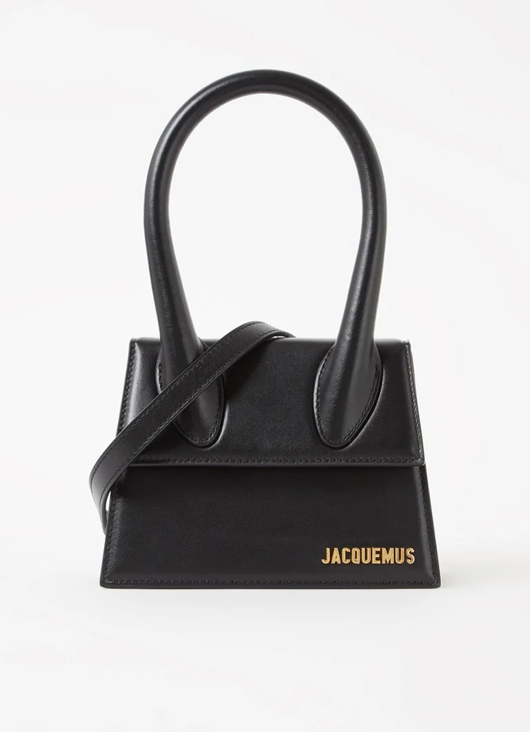 Borsa a mano media Jacquemus Le Chiquito in pelle con logo