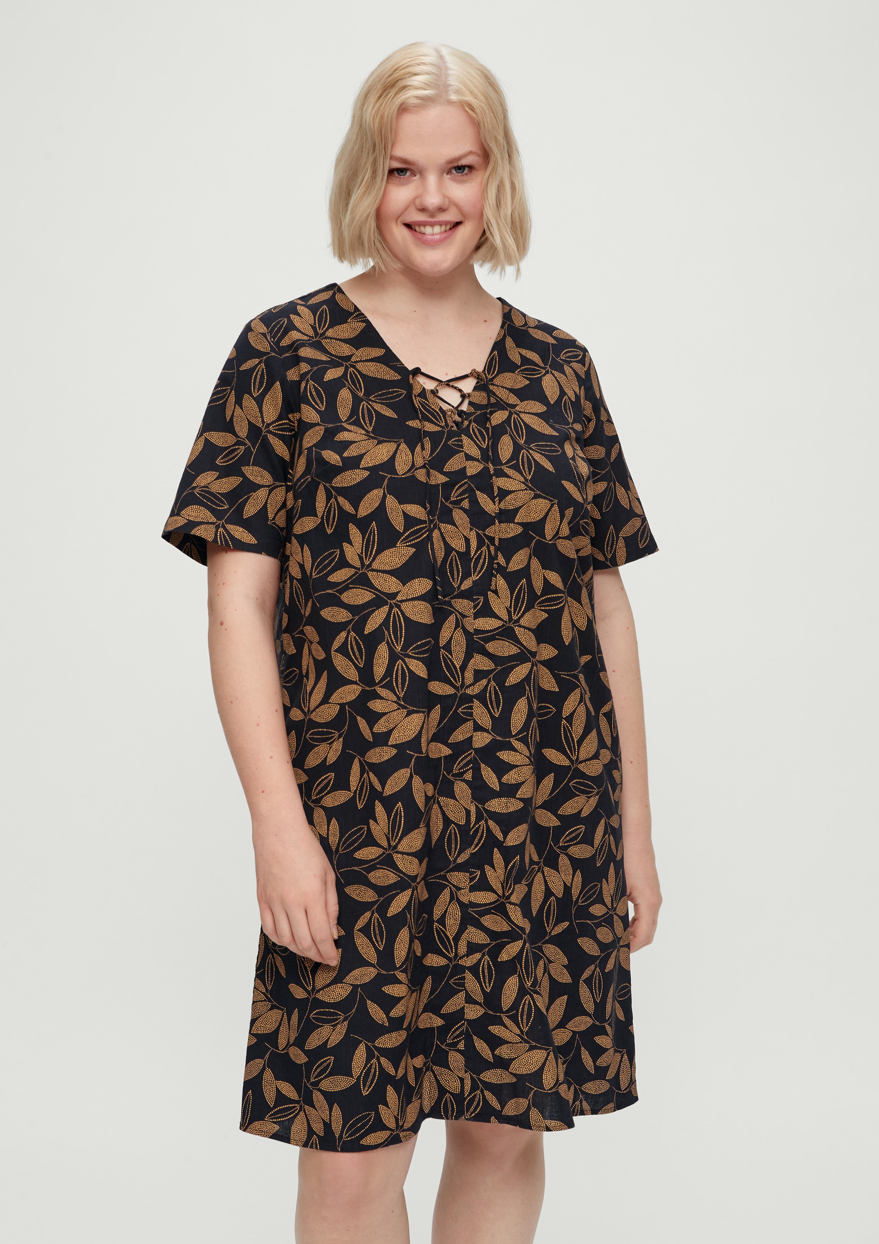 Baumwollkleid mit Allover-Print  2131523-99A4