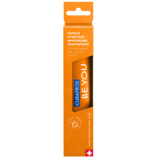 CURAPROX be you Zahnpasta Pfirsich Aprikose orange  60 ml  Zahnpaste