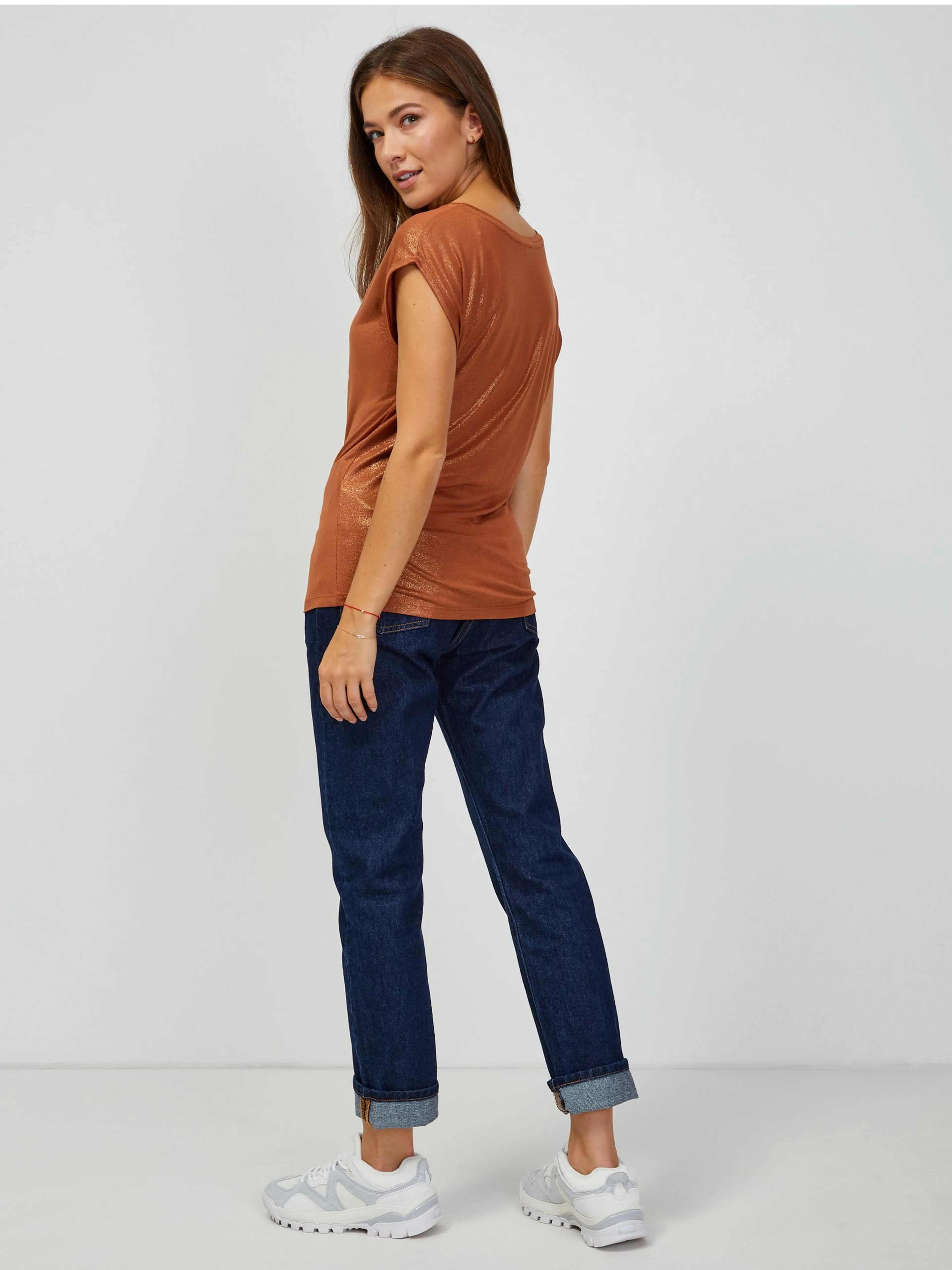 Braunes T-Shirt ORSAY
