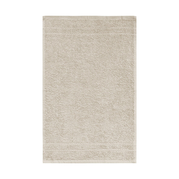 12er Frottierset Basic, beige inkl. Badvorleger