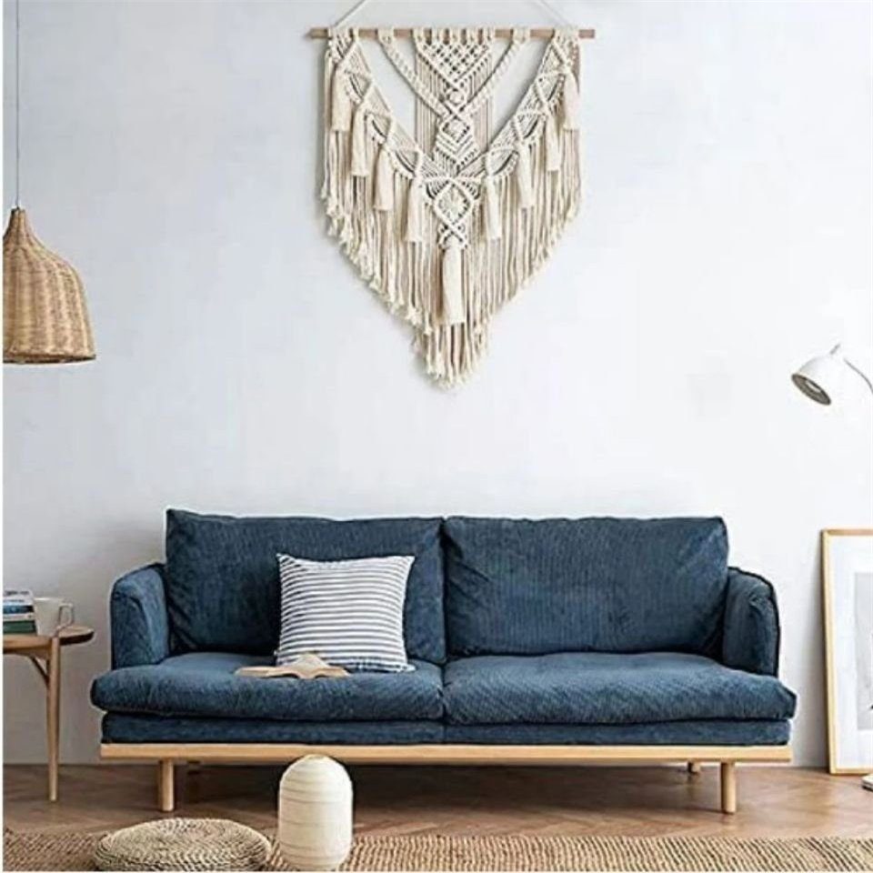 Wandteppich Wanddeko Wandteppich Chic Böhmische Tapisserie Gewebte, Lamon, Höhe: 700 mm, Gewebter Wandteppich aus Baumwolle