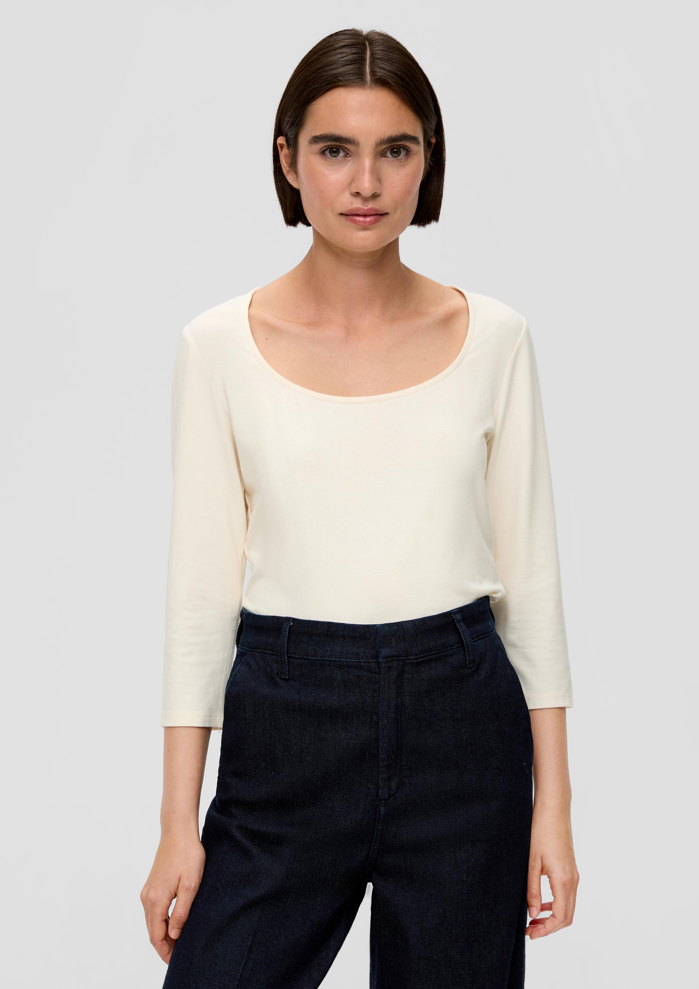 Longsleeve aus Baumwollstretch  2135502-0700