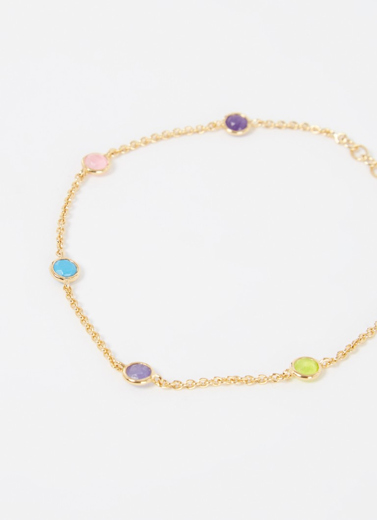 Missoma Hot Rox Multi Gemstone bracelet gold plated