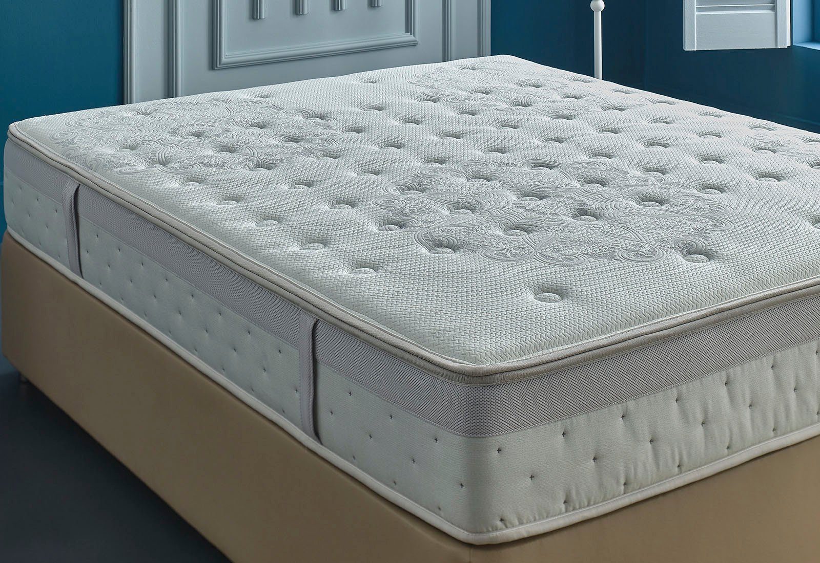 Taschenfederkernmatratze Siena Expert, Yatas Bedding, 27 cm hoch, Matratze in 90x200 cm und weiteren Größen, atmungsaktive Matratze