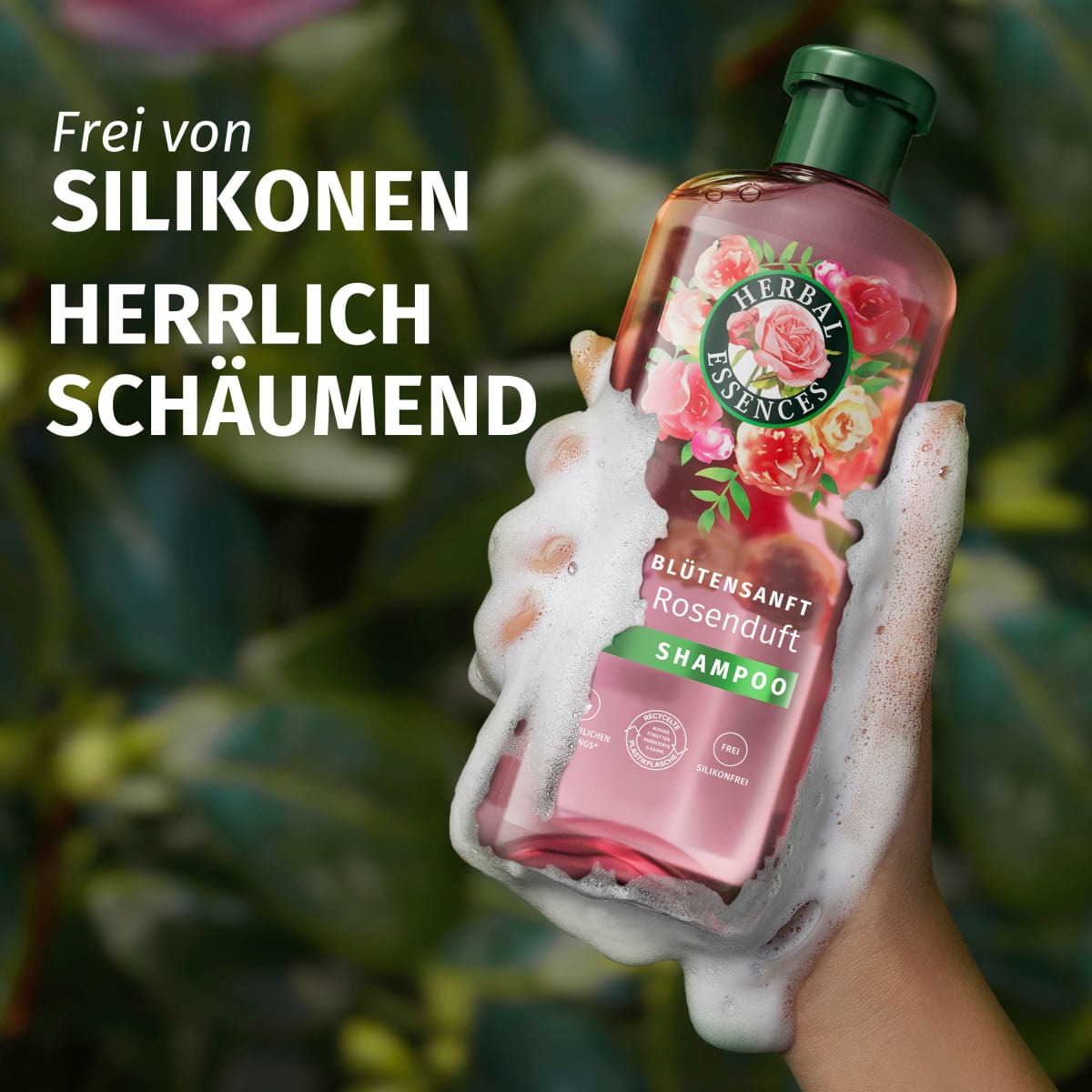 Shampoo Blütensanft Rosenduft, 350 ml