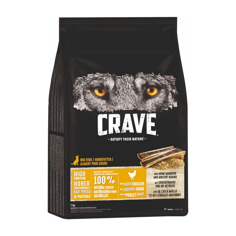 Crave Adult Huhn mit Knochenmark & Urgetreide