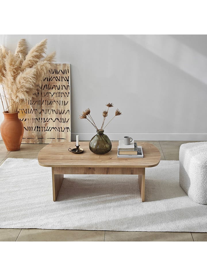 Evila Couchtisch ''Theseus'' in Hellbraun - (B)105 x (H)35 x (T)60 cm günstig kaufen onesize