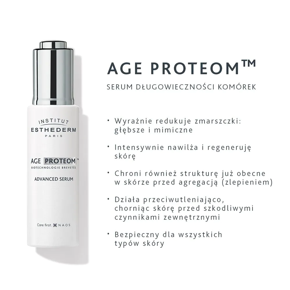Institut Esthederm Age Proteom Advanced Serum trajno smanjuje znakove starenja kože