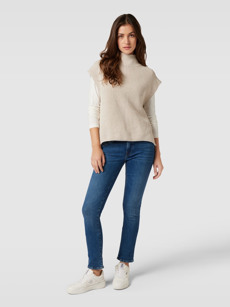 Slim Fit Jeans mit Eingrifftaschen Modell 'Pyper' in blau