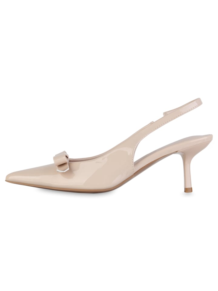 VAN HILL Slingpumps Seraphina in Beige Lack günstig kaufen