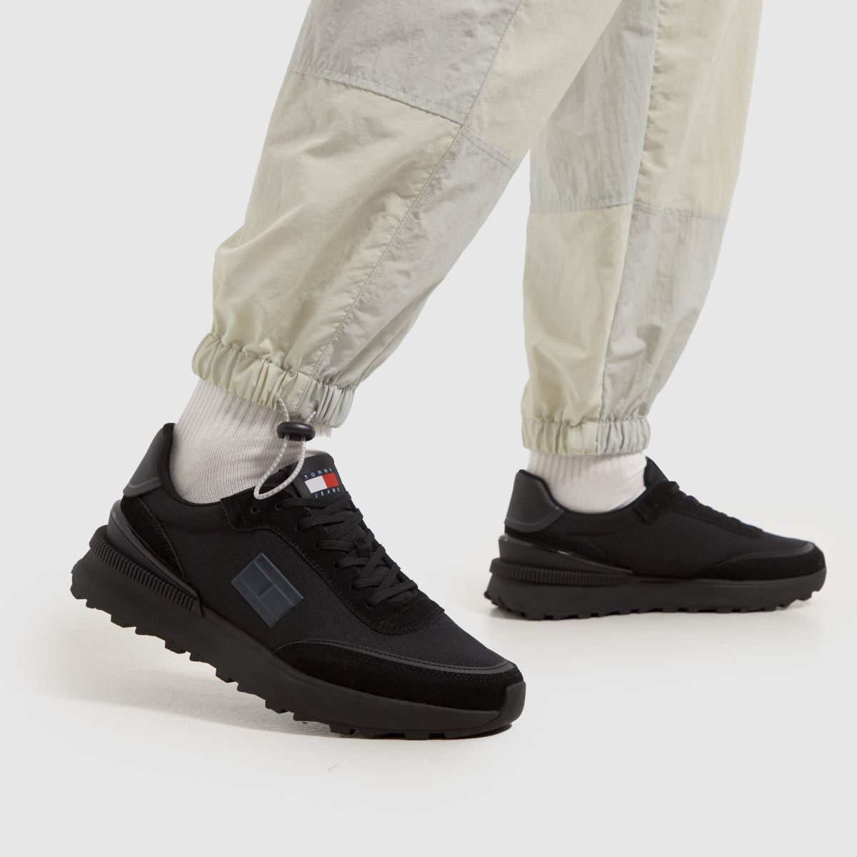 Tommy Jeans – Svarta tekniska löparskor