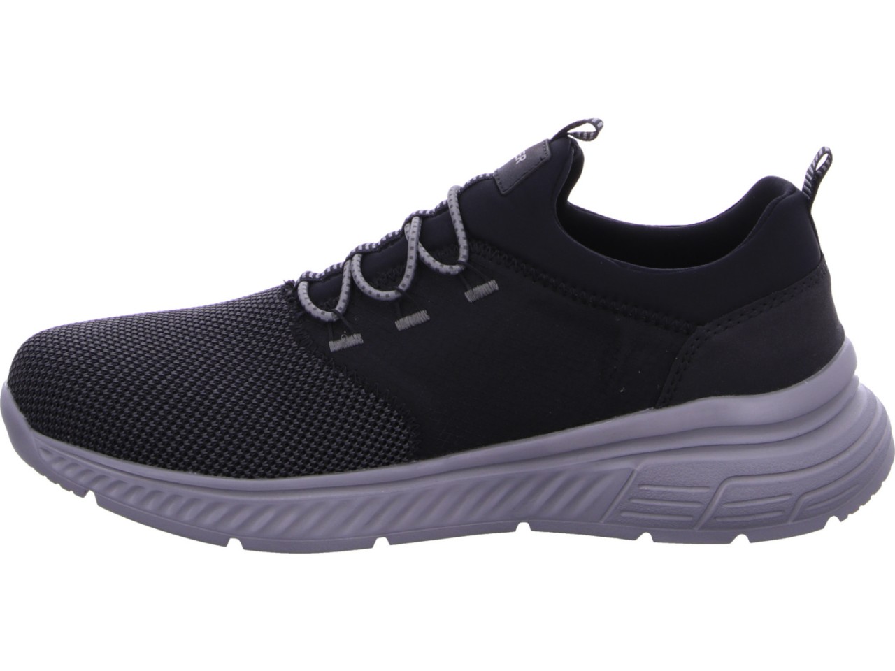 RIEKER Komfort Slipper schwarz