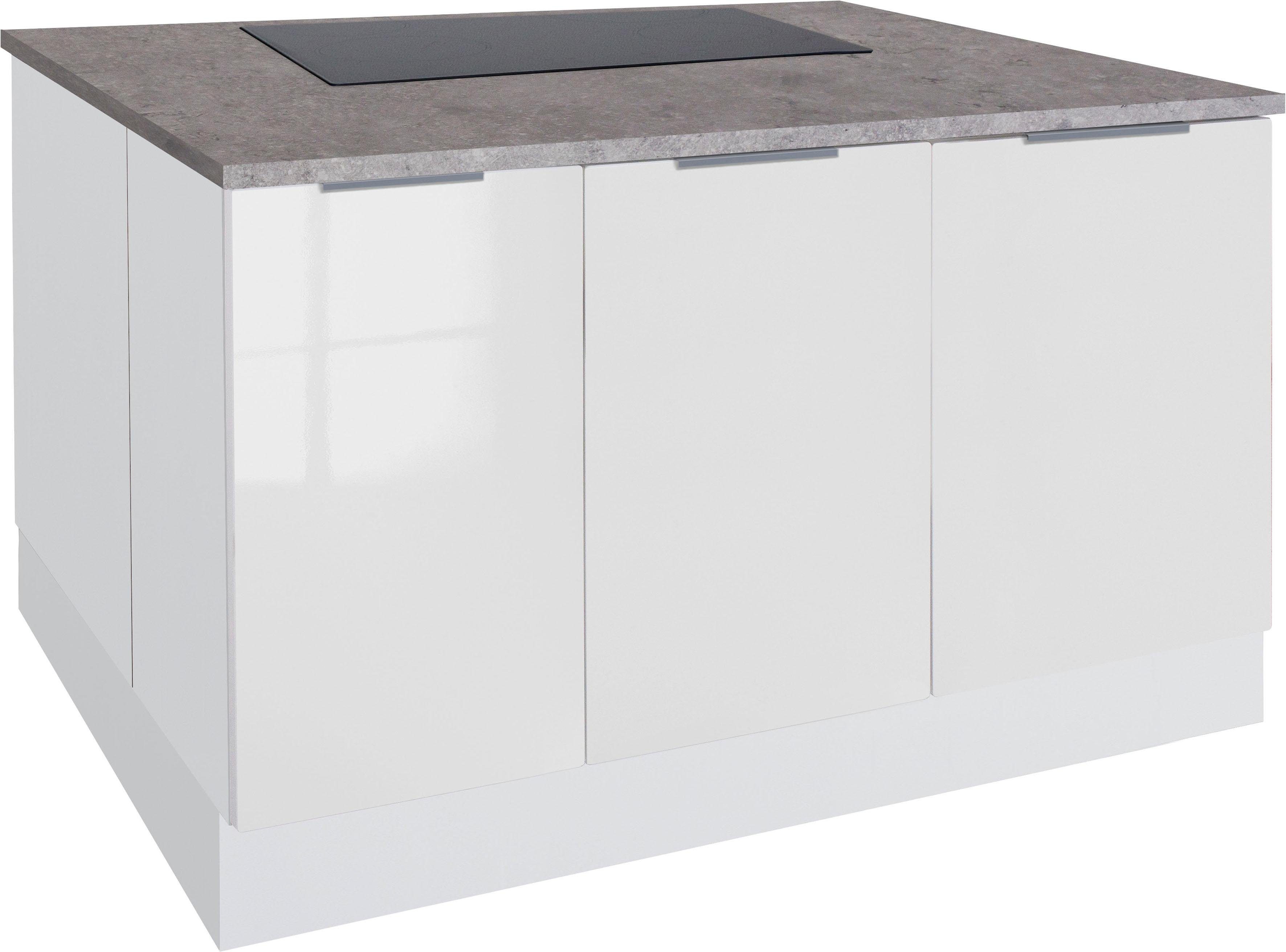 OPTIFIT Kücheninsel Tara, mit Vollauszügen und Soft-Close-Funktion, Stellbreite 150 x 95 cm