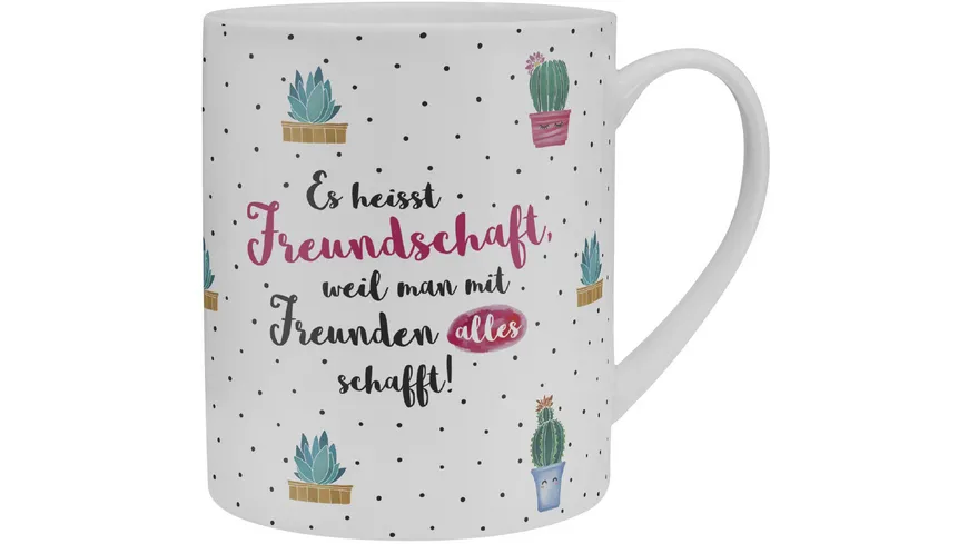 GRUSS & CO XL-Tasse »Freundschaft«