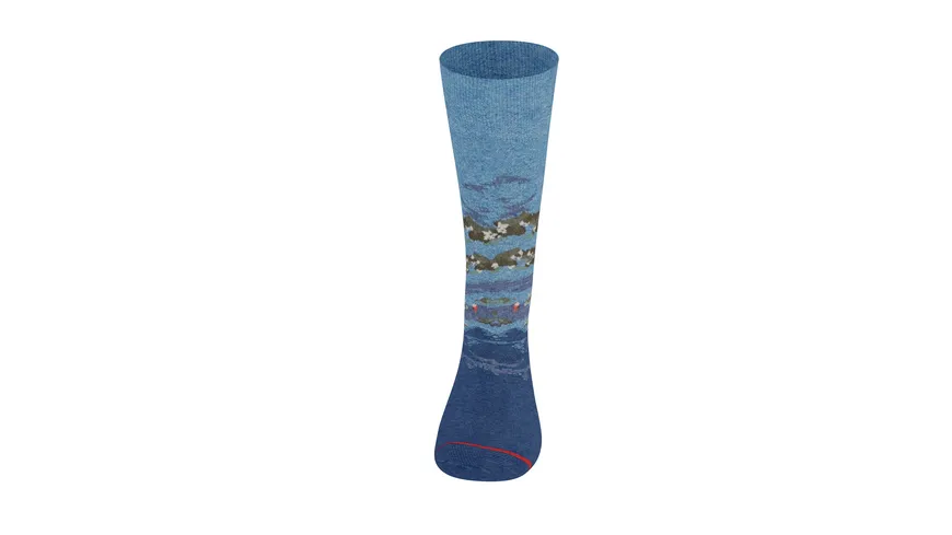MuseARTa Unisex Socken Claude Monet - Water Lilies blau