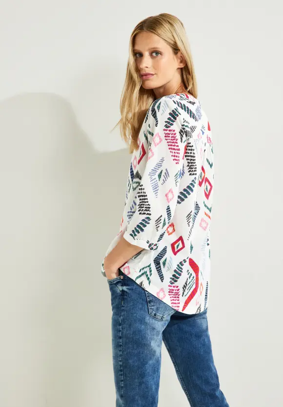 CECIL Printbluse in Baumwolle
