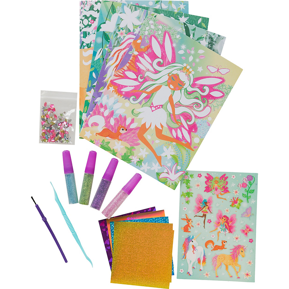 Glitzer & Folien Bilder Einhorn