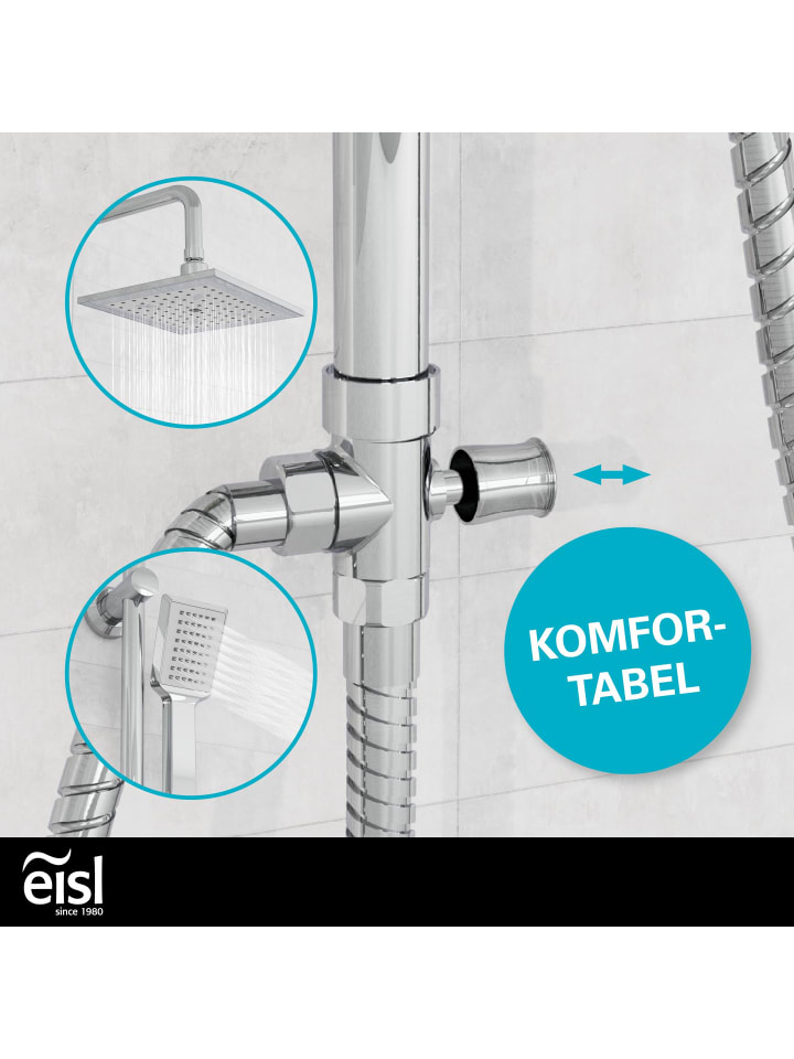 eisl since 1980 Duschset EASY COOL in Chrom günstig kaufen onesize