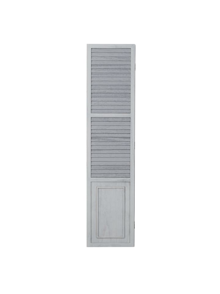 Homestyle4u 3-tlg. Paravent in Weiß Grau 120x170 günstig kaufen onesize