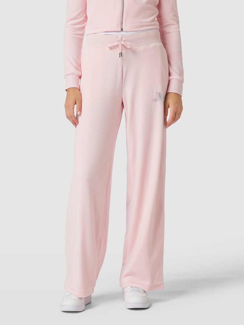 Sweatpants mit Label-Details Modell 'JERRY' in hellrosa