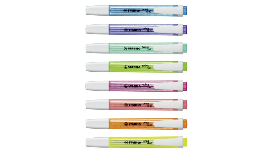 STABILO® Textmarker - STABILO swing cool - 8er Pack - mit 8 verschiedenen Farben