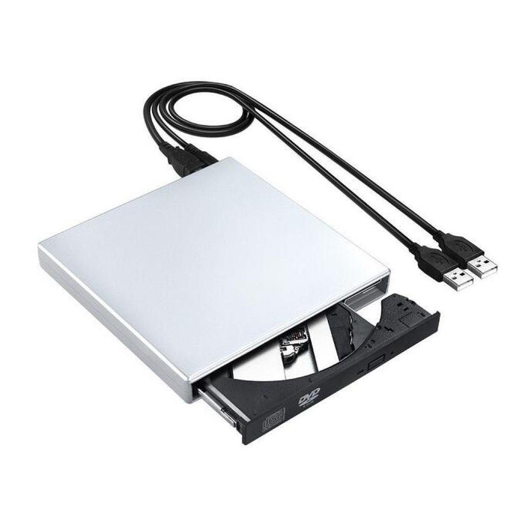 GelldG DVD-Player CD-Laufwerk/Brenner USB 2.0 tragbare CD DVD-/+RW Brenner DVD-Player